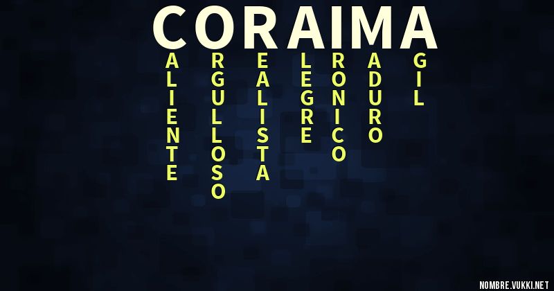 Acróstico coraima