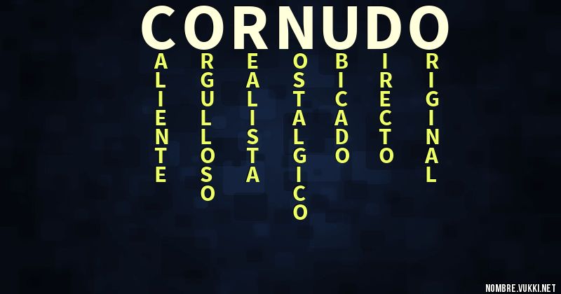 Acróstico cornudo