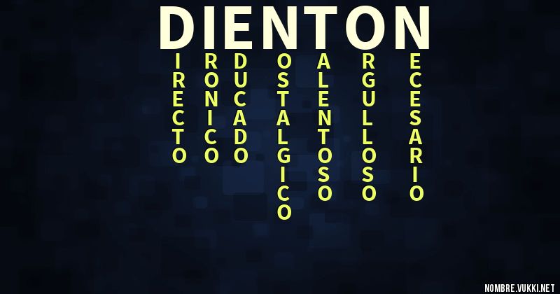 Acróstico dienton