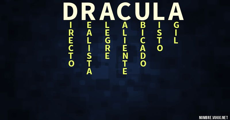 Acróstico dracula