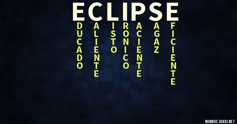 Acróstico eclipse