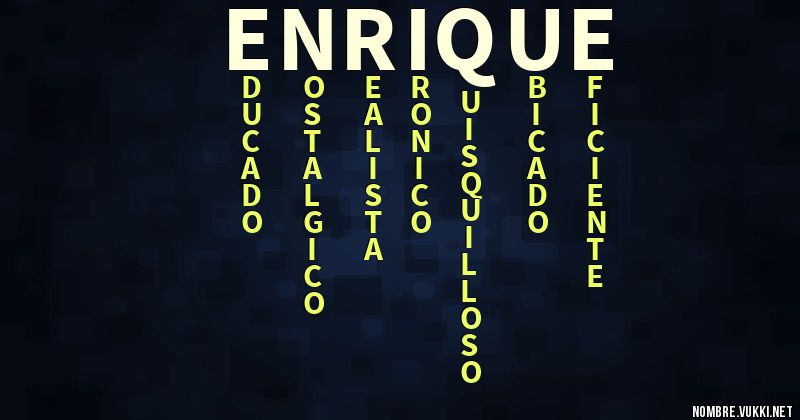Acróstico enrique}
