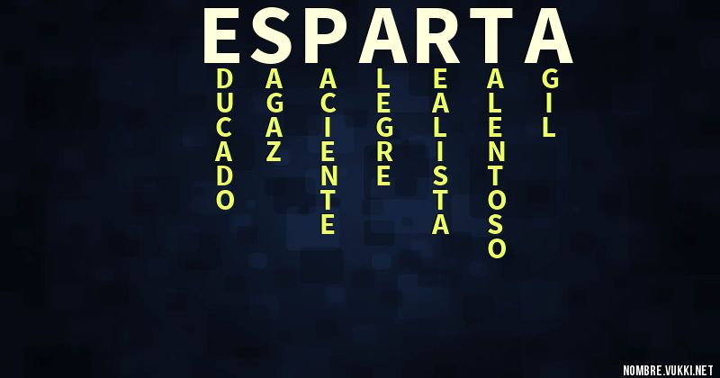 Acróstico esparta