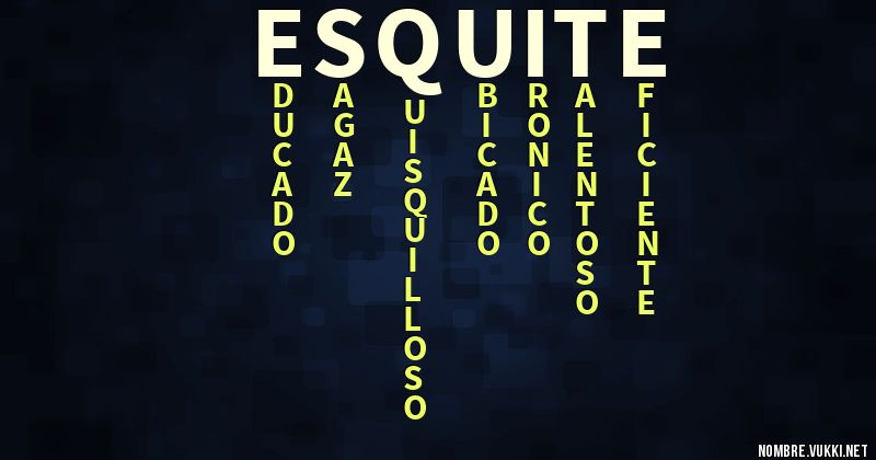 Acróstico esquite