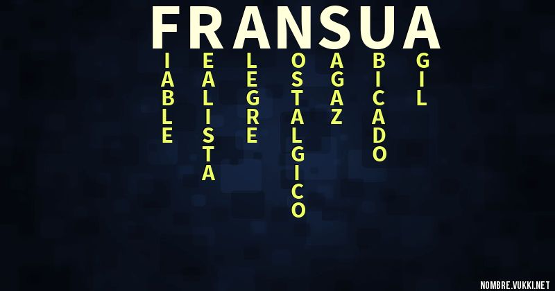 Acróstico fransua