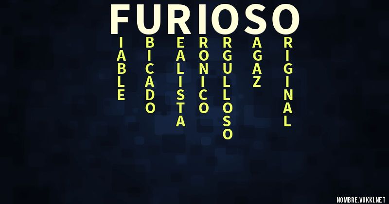 Acróstico furioso