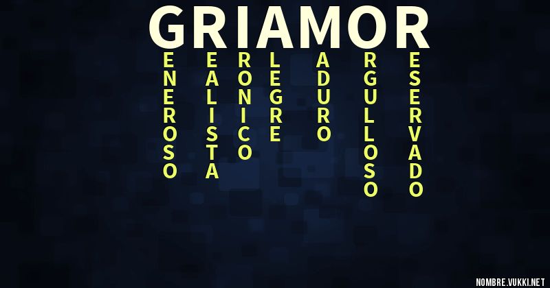 Acróstico griamor