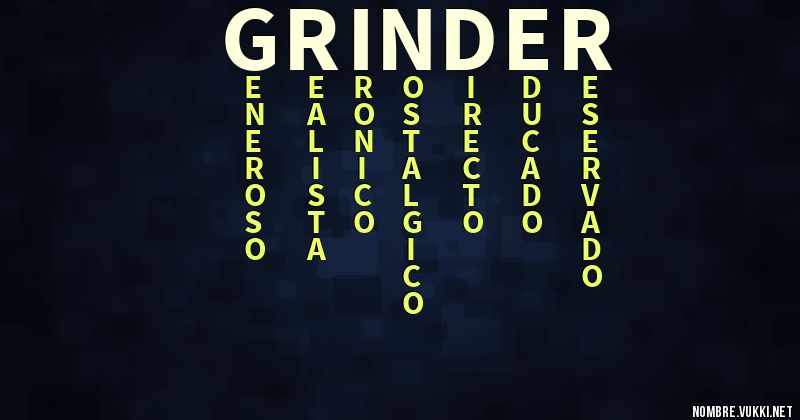 Acróstico grinder