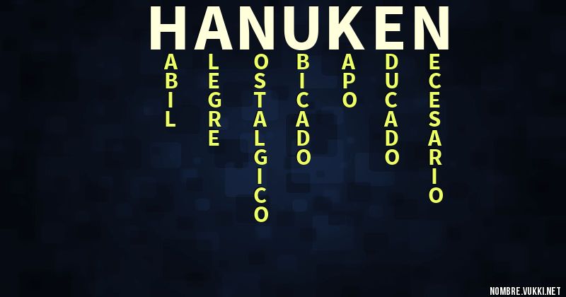 Acróstico hanuken