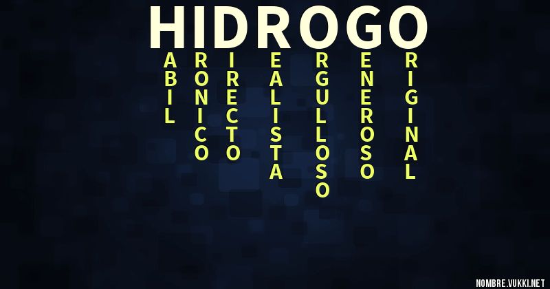 Acróstico hidrogo