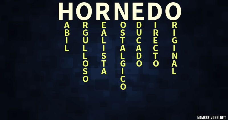 Acróstico hornedo