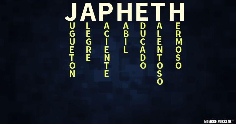 Acróstico japheth
