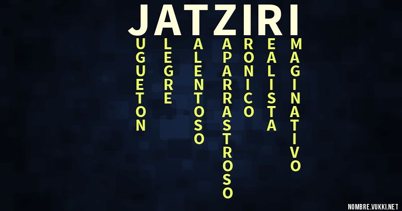 Acróstico jatziri