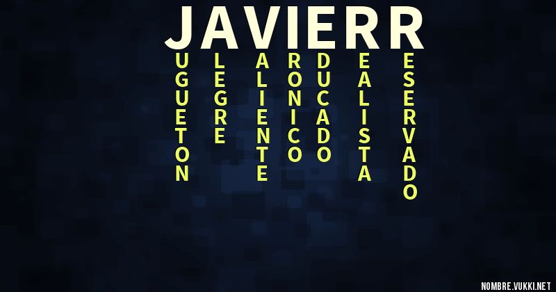 Acróstico javierr