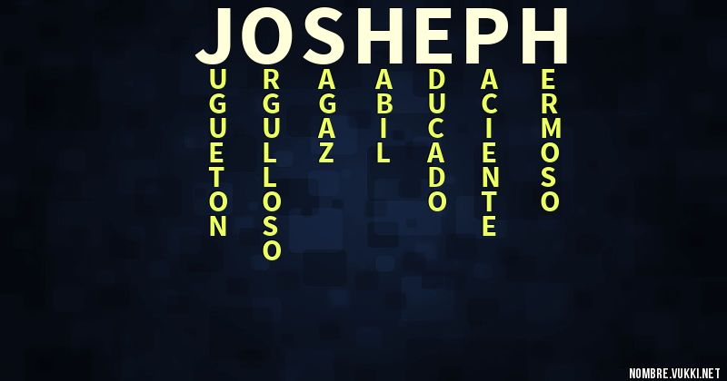 Acróstico josheph
