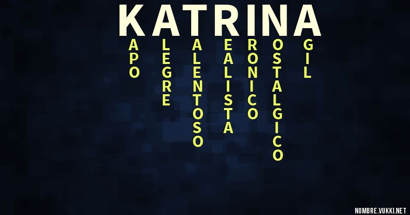 Acróstico katrina