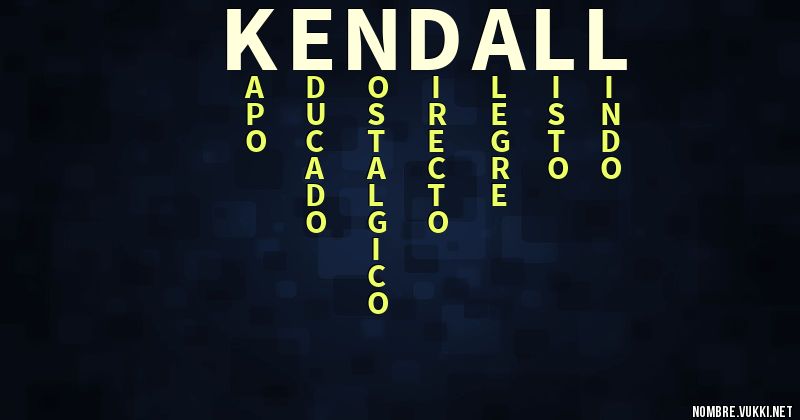 Acróstico kendall