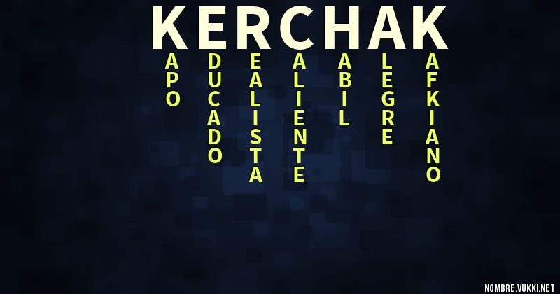 Acróstico kerchak