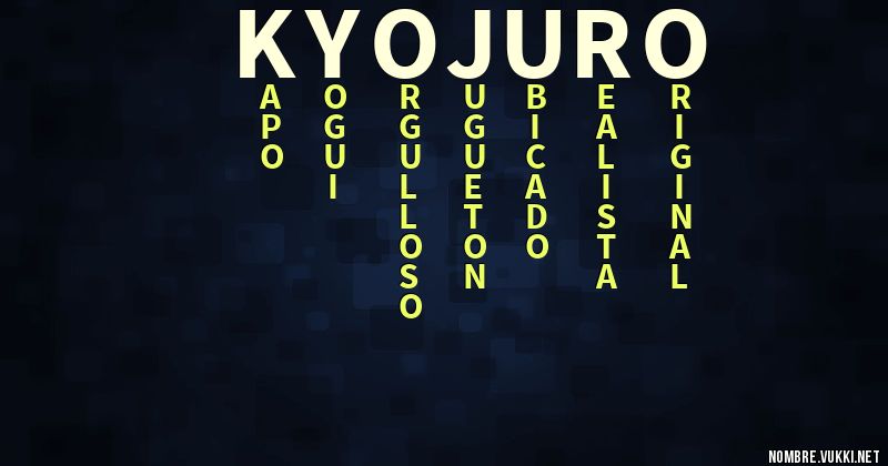 Acróstico kyojuro
