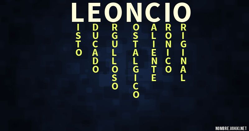 Acróstico leoncio