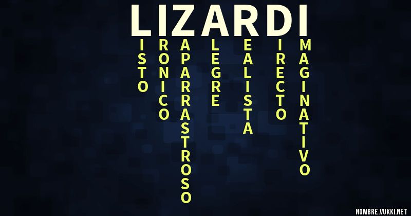 Acróstico lizardi