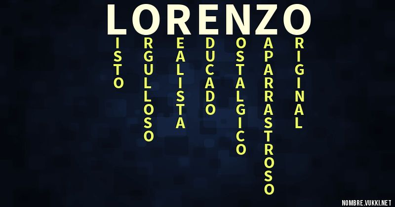 Acróstico lorenzo