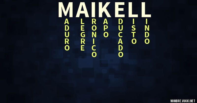 Acróstico maikell