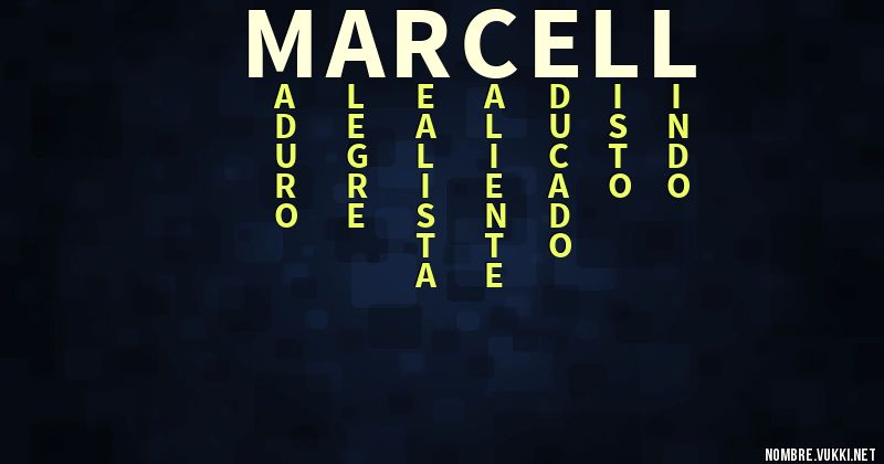 Acróstico marcell