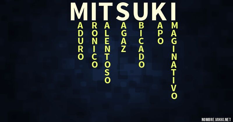 Acróstico mitsuki