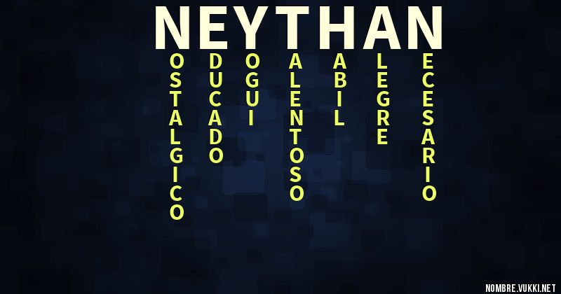 Acróstico neythan