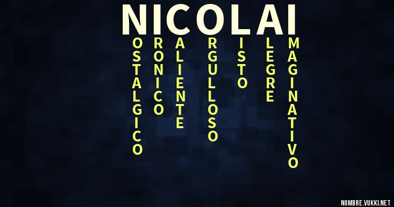 Acróstico nicolai