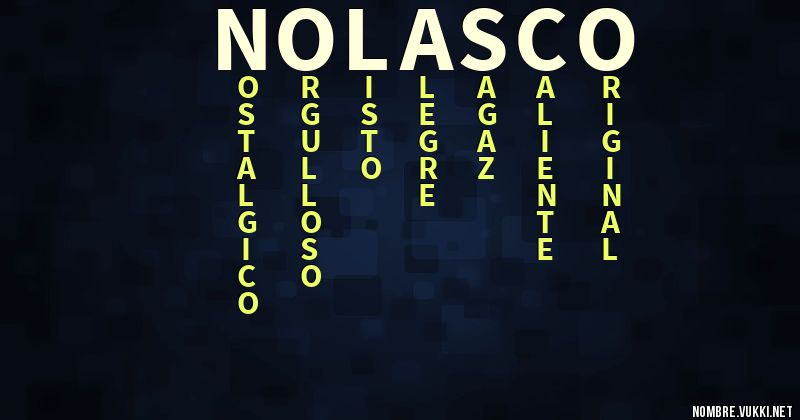 Acróstico nolasco