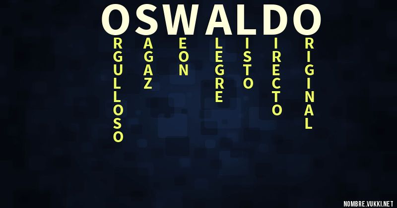 Acróstico oswaldo