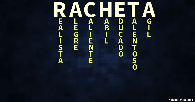 Acróstico racheta