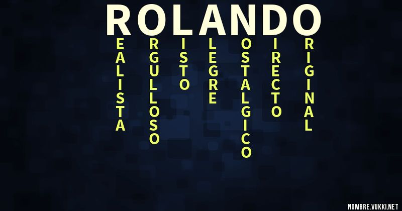 Acróstico rolando