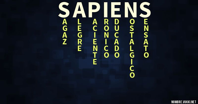 Acróstico sapiens