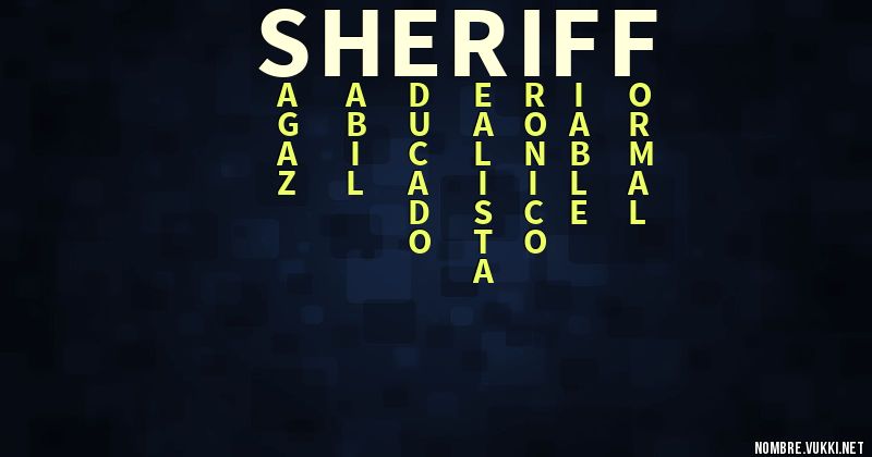 Acróstico sheriff