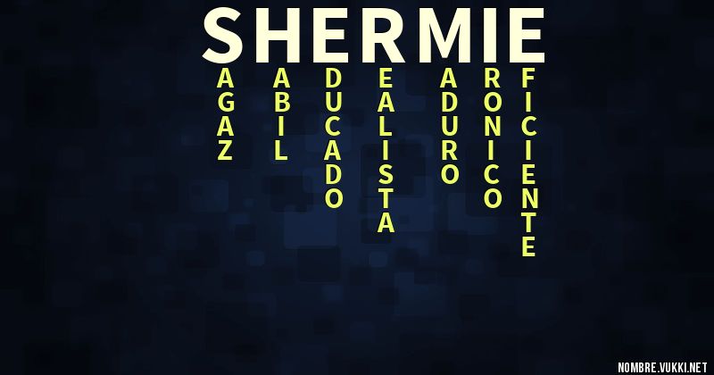 Acróstico shermie
