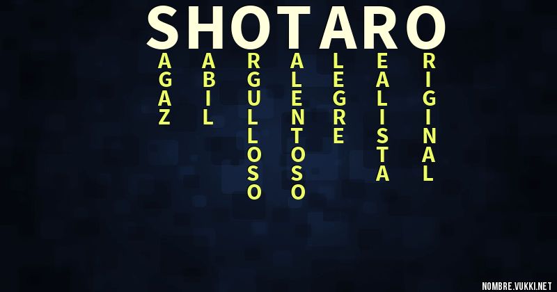 Acróstico shotaro