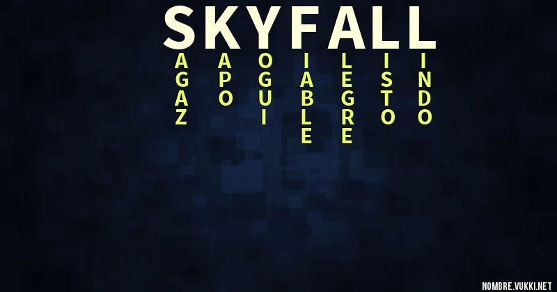 Acróstico skyfall