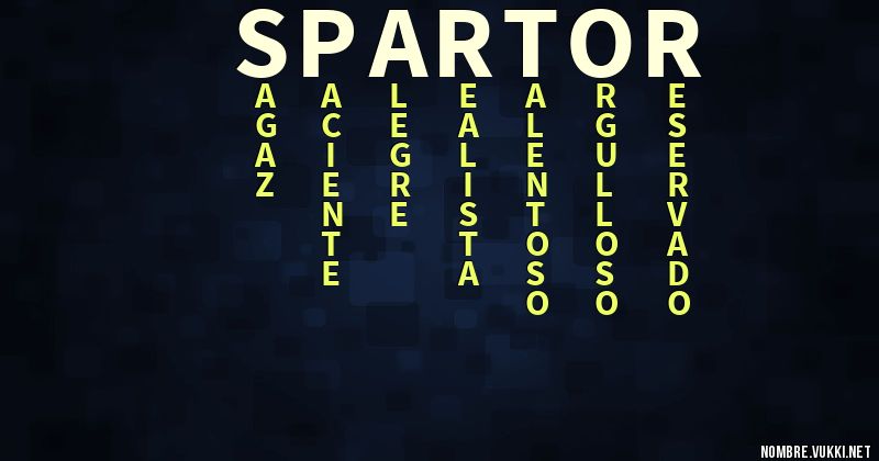 Acróstico spartor