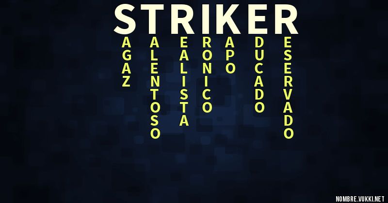 Acróstico striker