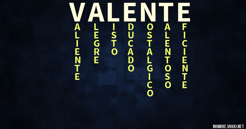 Acróstico valente