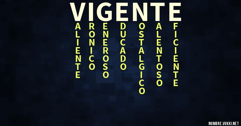 Acróstico vigente