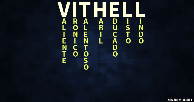 Acróstico vithell