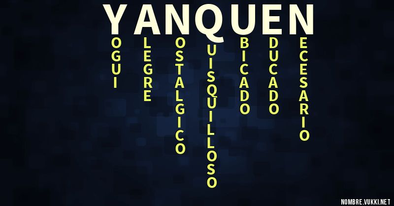 Acróstico yanquen