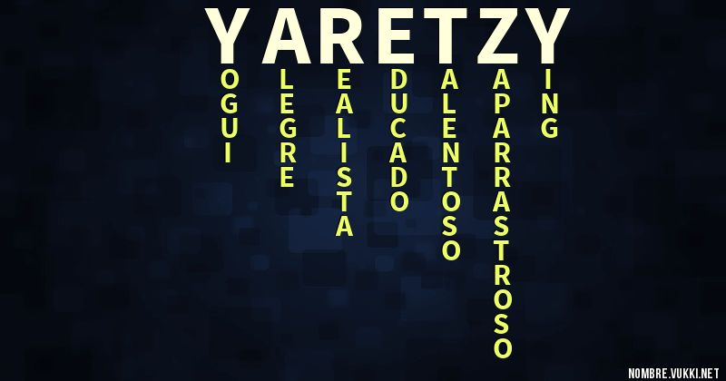 Acróstico yaretzy