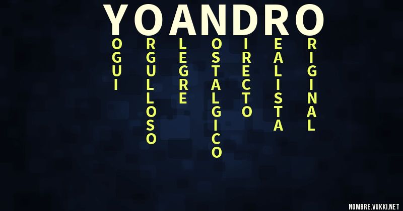 Acróstico yoandro