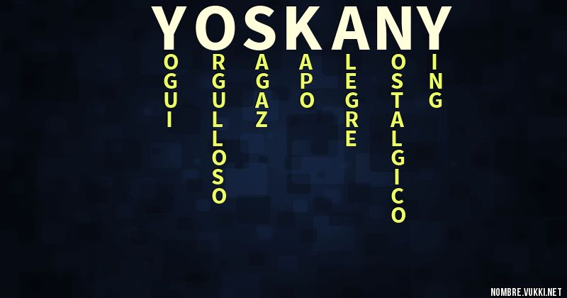 Acróstico yoskany