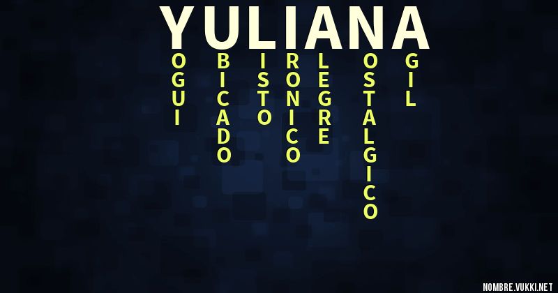 Acróstico yuliana